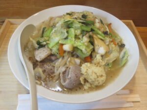 野菜ラーメン@ラーメン そらのき（県立大学駅）ビジュアル