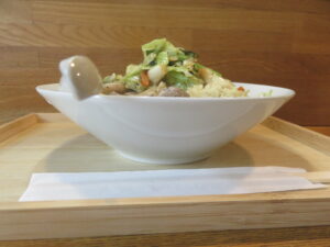 野菜ラーメン@ラーメン そらのき（県立大学駅）ビジュアル：サイド