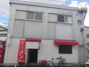 ピーマン油のひやし白醤油@ラーメン屋 藁しべ（高知駅）外観