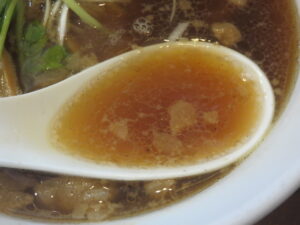 元祖@自家製麺 中華そば 今里（山口県防府市）スープ