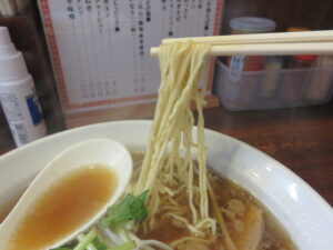 元祖@自家製麺 中華そば 今里（山口県防府市）麺