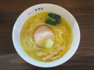 鶏そば 塩@鶏そば カヲル（徳山駅）ビジュアル：トップ