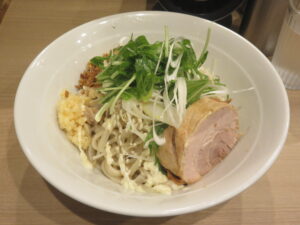 冷やし汁なし 塩 ネギ油@麺屋 味方 蒲田店（蒲田駅）ビジュアル