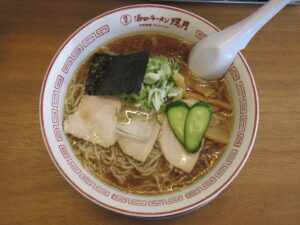 冷やしラーメン@酒田ラーメン 照月（酒田駅）ビジュアル：トップ