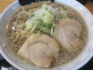 煮干し中華（小盛・こってり）@中華そば 雲ノ糸 鶴岡本店（鶴岡駅）具