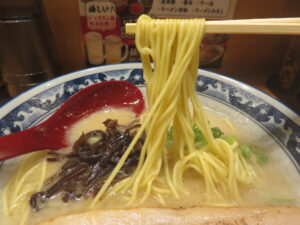 ノーマル醤油豚骨ラーメン@濃厚豚骨ラーメン 豚と小麦（神田駅）麺