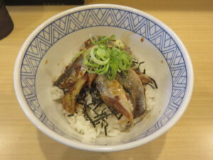 冷やし煮干しそば@中華そば よしかわ 熊谷店（熊谷駅）いわし丼
