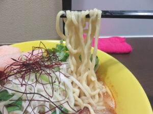トムヤム風3SOらーめん@RA-MEN 3SO.（成瀬駅）麺