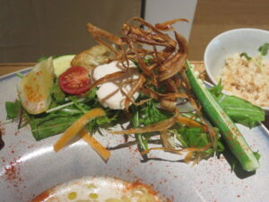 フレンチラーメン@Ramen di pesce HIRO（池ノ上駅）具：野菜