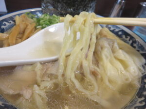 塩わんたんめん（手揉み麺）@ひら松（白沢駅）麺