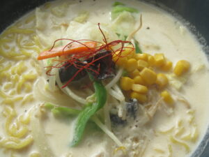ミルクラーメン@MilkCafe&Zakka ferme（豊富駅）具