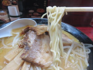 特みそ@あさひ食堂（上川駅）麺