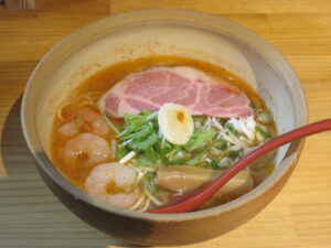 エビ塩ラーメン@ラーメンゴイケヤ（松江駅）ビジュアル