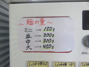 ミニしょうゆ中華そば@手打ち中華そば 酒田 鹿島田店（鹿島田駅）券売機：上