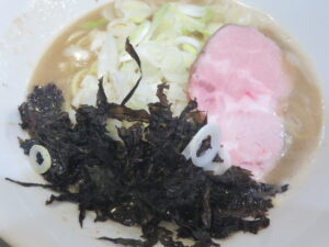 濃厚煮干しラーメン@麺屋 井上（堀切菖蒲園駅）具