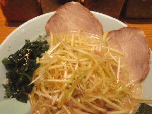 ネギラーメン（普通）@ラーメンショップ◯化 池袋店（池袋駅）具