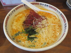 担々麺（辛口）@麺飯食堂 新ゆり飯店（新百合ケ丘駅）ビジュアル