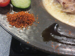 紅ズワイ蟹担担麺@時は蟹なり 築地店（新富町駅）具：魔神麻辣