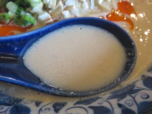 特製桜エビのクリーミー担々麺@飲茶&担々麺 彩葉 IROHA（新狭山駅）スープ