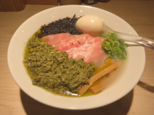 特製牡蠣塩ラーメン@らぁめん 希いろ（中野坂上駅）ビジュアル