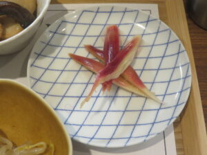 笹川流れの汐らーめん@ハレ＆ケ（市ケ谷駅）旬の小鉢2