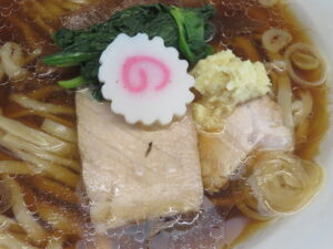 生姜醤油そば@中華そば うゑ田(西立川駅)具