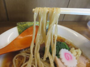 生姜醤油そば@中華そば うゑ田(西立川駅)麺