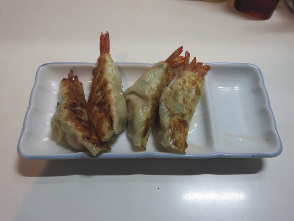 車海老みそラーメン@心喜～しんき～（沖縄県島尻郡）車海老餃子