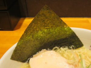 塩らーめん@麺場 飛猿（中央林間駅）具：海苔