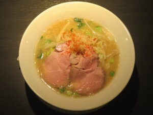 味噌ラーメン@中華蕎麦 あす真(市役所前駅)ビジュアル:トップ