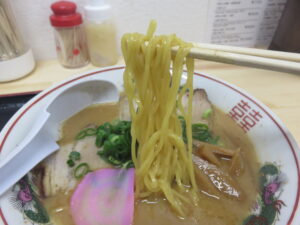 中華そば@白浜 笑福（白浜駅）麺