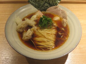 ワンタンラーメン@Ramen 鵠(藤沢駅)ビジュアル