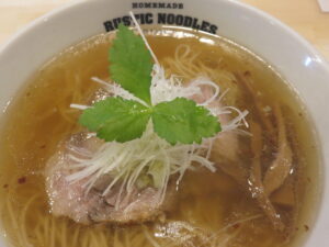 汐ソバ@手作りラーメンの店 RUSTIC NOODLES(愛宕駅)具