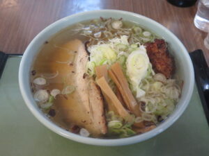 サバだしラーメン@食堂きかく（宮城県石巻市）ビジュアル