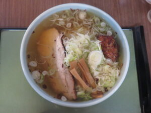 サバだしラーメン@食堂きかく（宮城県石巻市）ビジュアル：トップ