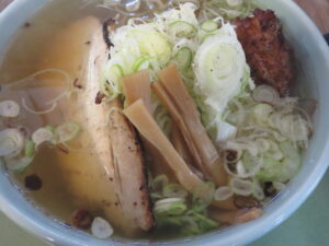 サバだしラーメン@食堂きかく（宮城県石巻市）具