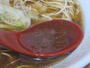 鶏にぼしソバ@UMAMI SOUP NOODLES 虹ソラ（一ノ関駅）スープ