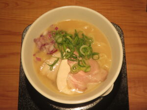 貝出汁味噌らぁ麺(並盛)@貝麺 ふか川(人形町駅)ビジュアル:トップ