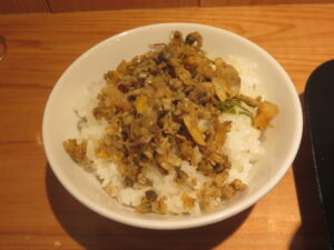 貝出汁味噌らぁ麺(並盛)@貝麺 ふか川(人形町駅)貝ごはん 小