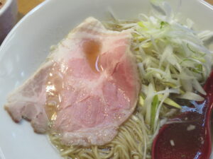 葱ラーメン@葱料理 shin's place(三軒茶屋駅)具