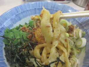 スパイス香る台湾まぜそば@麦と手（阿佐ケ谷駅）麺