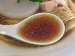 醤油ラーメン@麺屋 和章(阿佐ケ谷駅)スープ