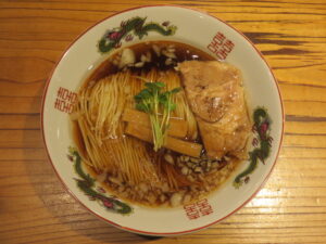 醤油ラーメン@中華蕎麦 国領大門(国領駅)ビジュアル:トップ