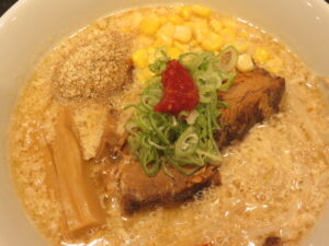 白味噌ラーメン@特選中華蕎麦 諭吉 渋谷店(渋谷駅)具