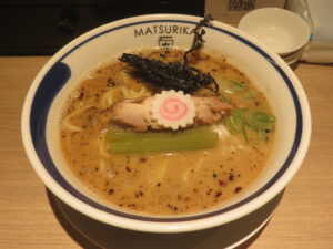 濃厚鶏白湯麺（醤油）@MATSURIKA 武蔵新田（武蔵新田駅）ビジュアル
