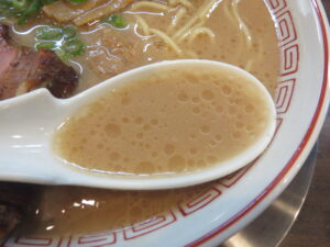 豚骨ラーメン@豚骨ラーメン 開王（京王八王子駅）スープ