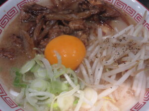 肉玉中華そば@豚大学 ラーメン学部(神保町駅)具