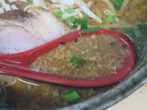 江戸味噌らーめん@味噌らーめん かぐら(戸田公園駅)スープ