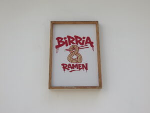 ビリアラーメン@BiRRiA 8 RAMEN（恵比寿駅）店頭