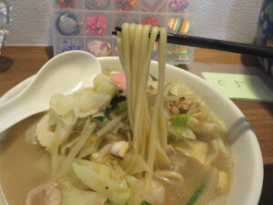 長崎ちゃんぽん 竹@長崎亭（志木駅）麺